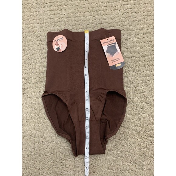 Shapermint High Waisted Brown Shaper Seamless Underwear Panty Small New - Picture 5 of 7